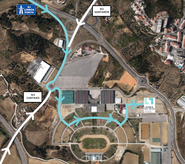 Mapa de localização da CIMLT