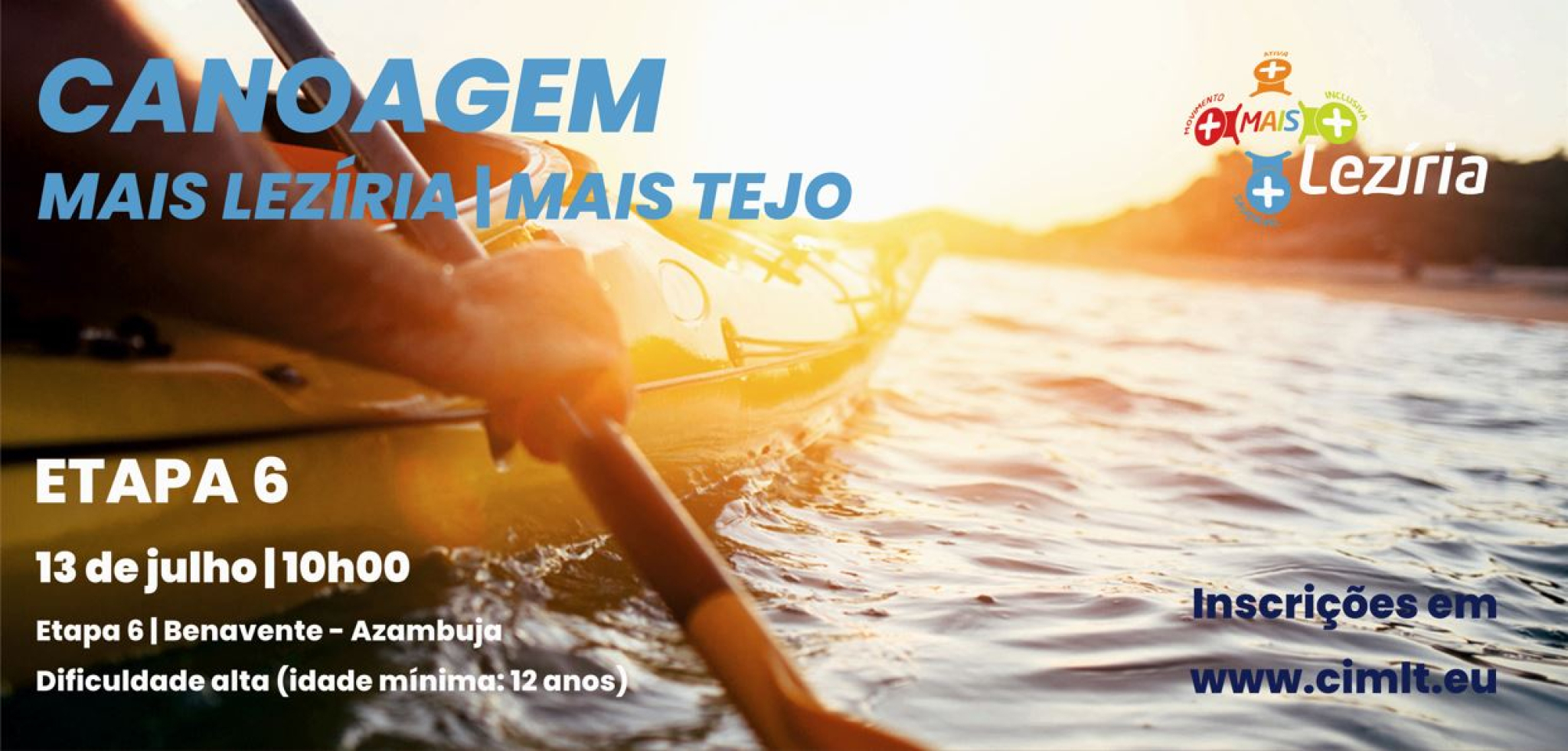 INSCRIÇÕES ENCERRADAS | CANOAGEM MAIS LEZÍRIA | MAIS TEJO
