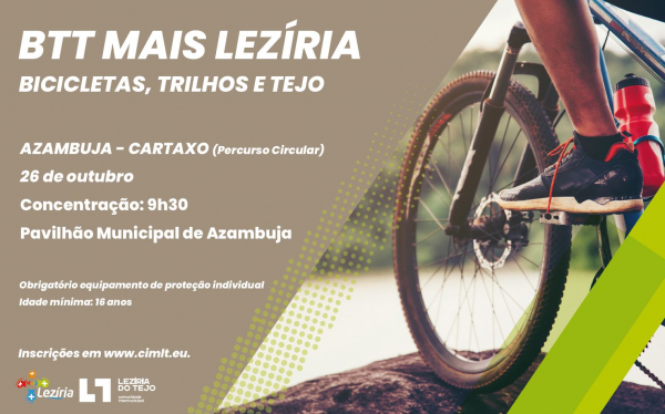 INSCRIÇÕES ENCERRADAS | BTT MAIS LEZÍRIA | BICICLETAS, TRILHOS E TEJO