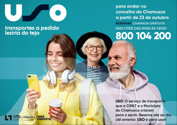 "USO” ARRANCA NA CHAMUSCA | TRANSPORTE FLEXÍVEL DA LEZÍRIA DO TEJO