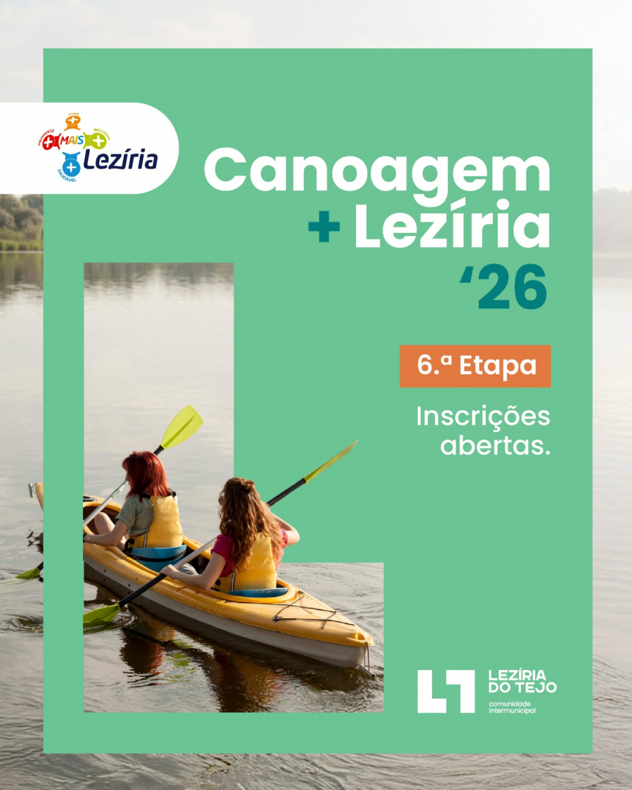 INSCRIÇÕES ABERTAS | CANOAGEM MAIS LEZÍRIA