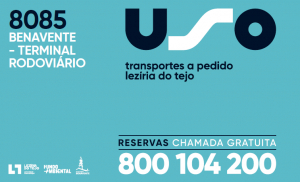"USO” ARRANCA EM BENAVENTE | TRANSPORTE FLEXÍVEL DA LEZÍRIA DO TEJO