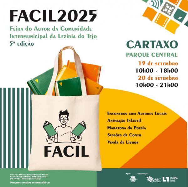 CARTAXO RECEBE FEIRA DO AUTOR DA COMUNIDADE INTERMUNICIPAL DA LEZÍRIA DO TEJO